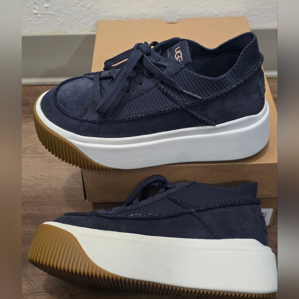 UGG EZ-Duzzit Platform Sneakers - Eve Blue Sold Out Color - Picture 9 of 12